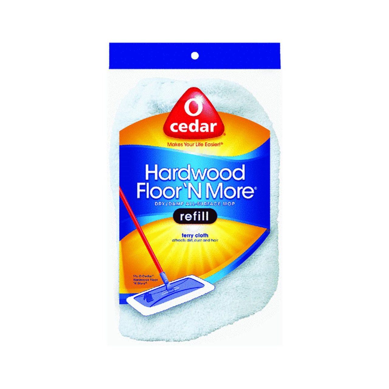 OCedar Hardwood Floor 'N More Mop Terry Cloth Refill