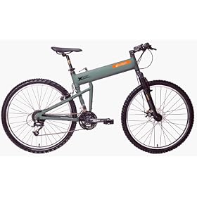 Civilian Lab Folding Mountain Bike (18 Fram) _ ParatrooperTM_Camey Green
