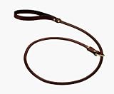 Mendota 6' Rolled English Bridle Leather Slip Lead