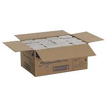 Georgia-Pacific Signature 21000 White 2-Ply Premium Multifold Paper Towel, 9.4" Length x 9.2" Width (Case of 16 Packs, 125 per Pack)