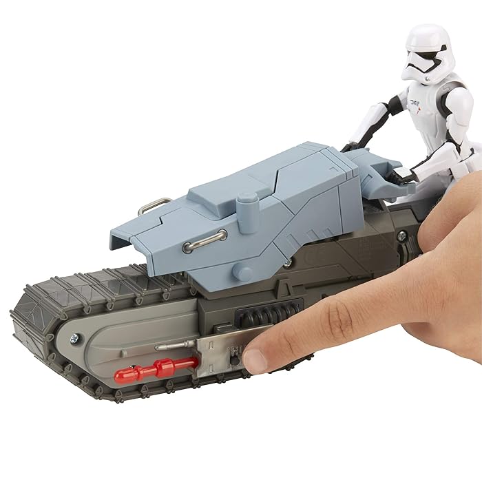 Hasbro Star Wars Galaxy of Adventures Series—E3030 First Order Driver and Treadspeeder(Star Wars Ⅸ:The Rise of Skywalker)
