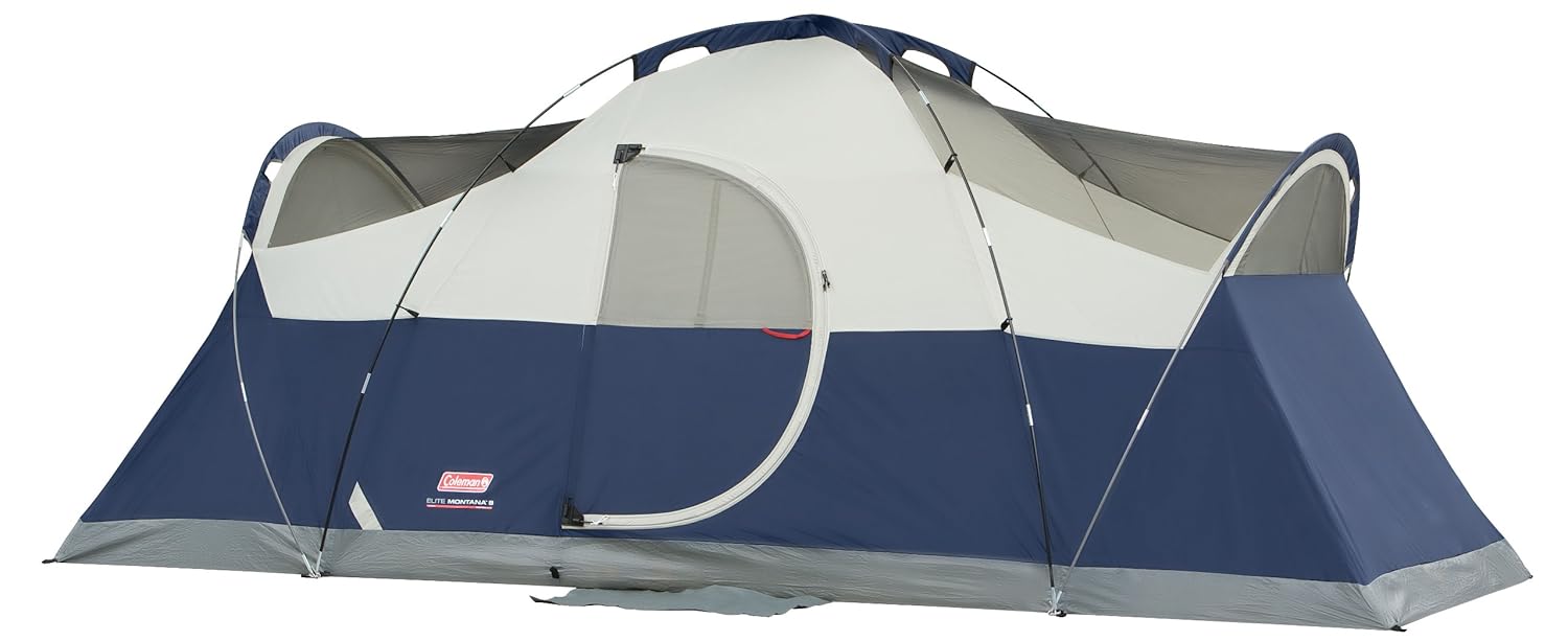 Coleman Elite Montana 8 Person Tent with Hinged Door WeatherTec System