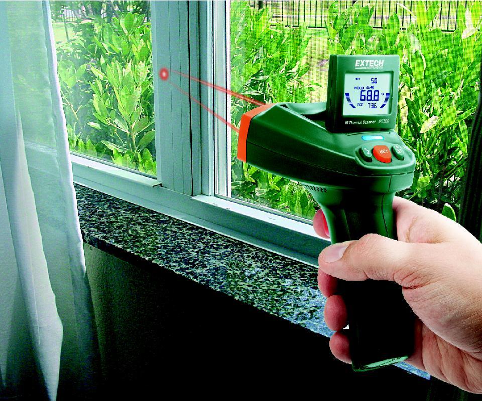 Extech IRT500 Dual Laser IR Thermal Scanner Home Improvement