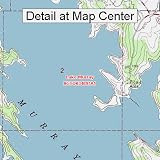 USGS Topographic Quadrangle Map - Lake Murray, Oklahoma (Folded/Waterproof)