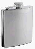 Stainless Steel 6 oz Mirror Finish Liquor Flask