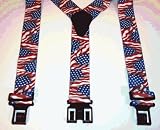 American Flag Suspenders by Perry