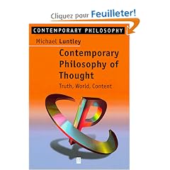 Contemporary Philosophy of Thought: Truth, World, Content
