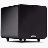 Polk Audio PSW111 Compact Powered 8-Inch Subwoofer (Single, Black)