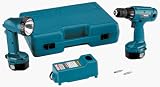 Makita 6213DWBLE 3/8-Inch 12 Volt Drill/Driver Kit with Flashlight