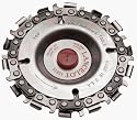 King Arthur's Tools 45814 Lancelot 4-Inch Diameter 14 Tooth Fine Cut Chain Carver Attachment for Side Grinder with 5/8-Inch Arbor