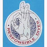 Sticker Responsible Diver Okay Hand Signal