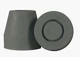 Cane Quad Tips Gray - 4/Pack (#47032)