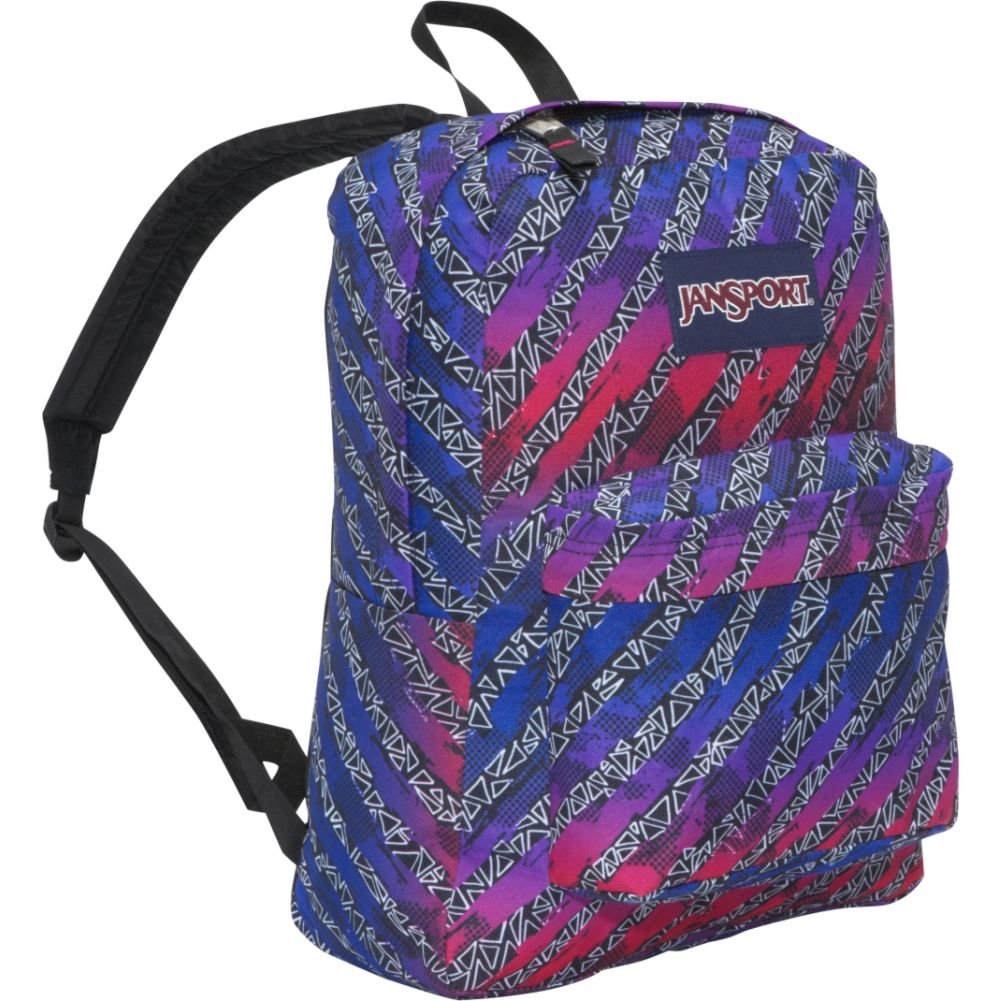 JanSport Superbreak Backpack (Black/White Torn Triangle) $30.57