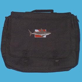Buy Cordura Shark on Dive Flag Briefcase Bag by Trident