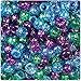 BeadTin Cool Mix Sparkle 9mm Barrel Pony Beads (500pcs)