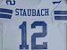 Roger Staubach Autographed Dallas Cowboys Jersey in a 36