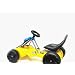 Go-Kart Ride-On Cars Battery-Operated - Yellow