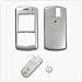 SILVER SNAP-ON COVER HARD CASE PROTECTOR (With Removable Belt Clip) for RIM BLACKBERRY 8100 PEARL