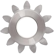Boston Gear Spur Gear, 14.5 Pressure Angle, Steel, Inch, 5 Pitch