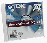 TDK 74-Minute Recordable Music CD