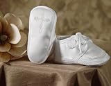 Boys Satin Shoe with Embroidered Celtic Cross
