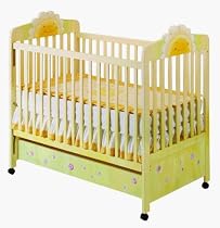 Crib Daisy - Handpained Baby Furniture
