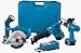 Makita DK1021BL 18 Volt Drill, Circular Saw, Reciprocating Saw, and Flashlight Mega-Combo Kit