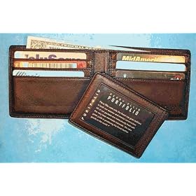 Perry Ellis Passcase Wallet w Desk Valet