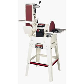 Click here to buy JET 708599K JSG-6DCK 6-Inch 12-Inch 1-1 2 Horsepower Open Stand Belt Disc Sander, 115-Volt 1 Phase by Jet.