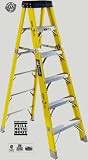 Louisville Rhino 375 FS1110HD 10-ft Extra Heavy Duty Fiberglass Step Ladder 375 lbs capacity