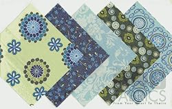 30 5" Gypsy Breeze Quilt Cotton Fabric Squares Set