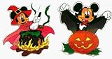 Disney Mickey and Minnie Halloween Window Jelz Set of 2