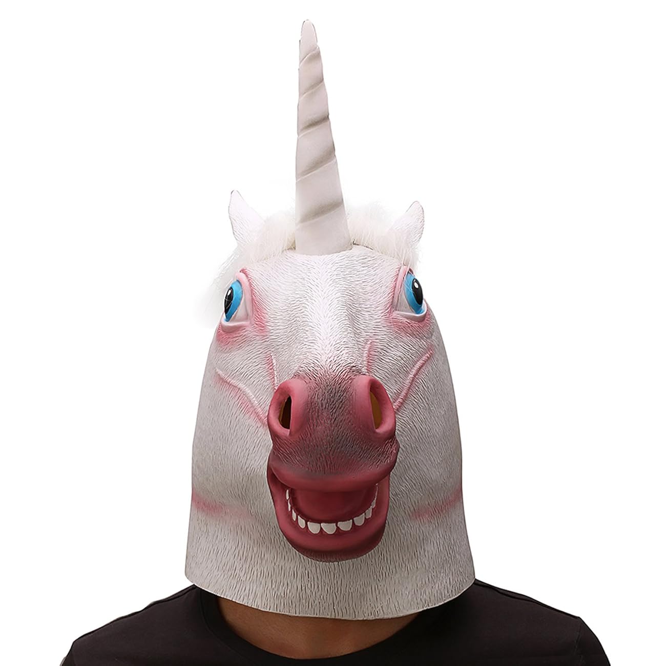 Ylovetoys Unicorn Head Mask Halloween Costume Party Novelty Latex