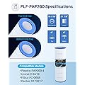 POOLPURE PAP200 Pool Filter Replaces Pentair Clean and Clear 200, CC200