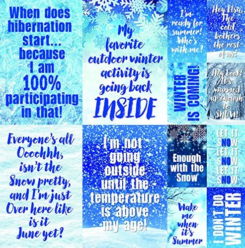 Reminisce Winter Is Coming Poster Sticker Sheet