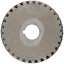 Boston Gear H2020L Plain Helical Gear, 45 Degree Helix, 14.5 Degree Pressure Angle, 0.500 Bore, 20 Pitch, 20 Teeth, Steel, LH