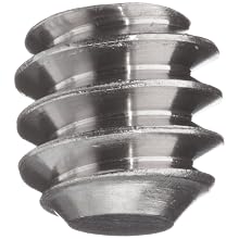 18-8 Stainless Steel Set Screw, Hex Socket Drive, Flat Point
