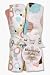 Trend Lab 101966 Blooming Bouquet Burp Cloth- 4-Pack Set