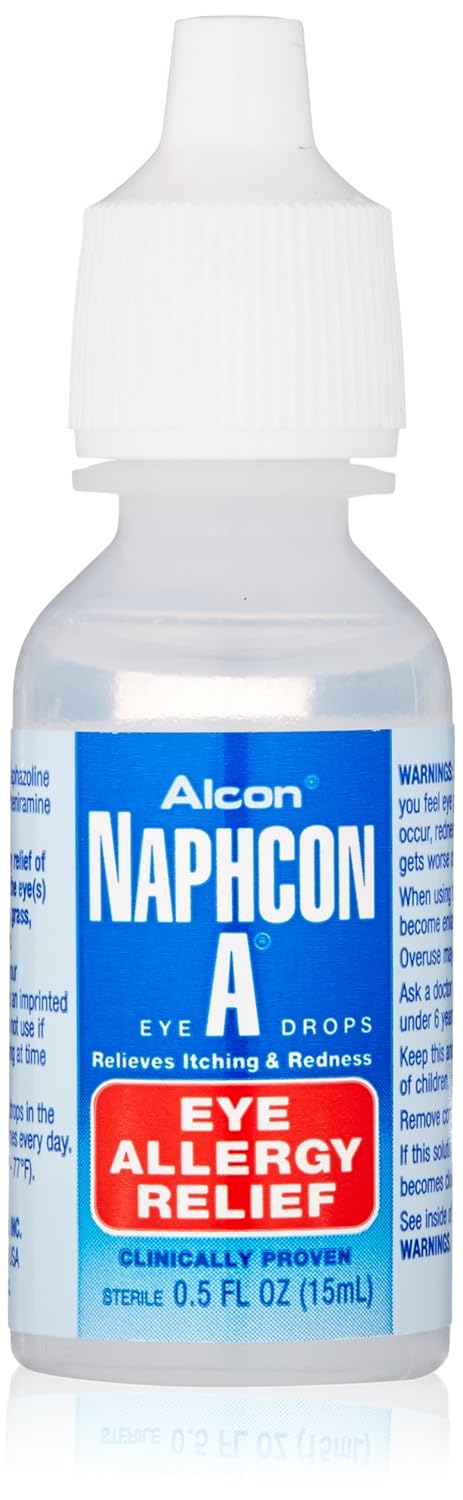 Amazon.com : Naphcon A, Eye Allergy Relief, 0.5 fl. oz : Beauty Amazon.com : Naphcon A, Eye Allergy Relief, 0.5 fl. oz : Beauty
