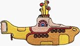 The Beatles - Yellow Submarine - Embroidered Iron On or Sew On Patch
