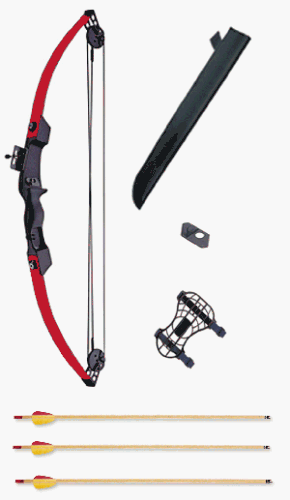 Compoundbogen RED FIRE Set