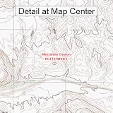 USGS Topographic Quadrangle Map - Manzanillo Canyon, Texas
(Folded/Waterproof)