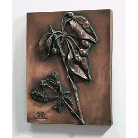 Hen-Feathers Vertical Cherry Branch Study by -