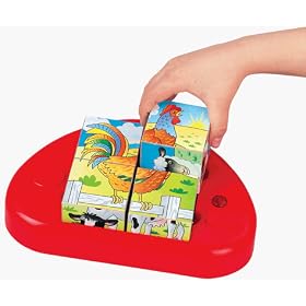 Hear and Now Cubes Farm Animals by Small World Toys
