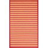 Anji Mountain Bamboo Rug Co. Contemporary Rainbow Bamboo Rug 5' x 8' by Anji Mountain Bamboo Rug Co.