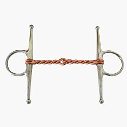Coronet Full Cheek Single Twisted Copper Wire Bit