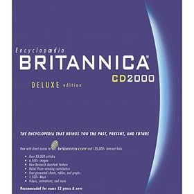 Encyclopedia Britannica 2000 Deluxe by Broderbund