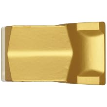 Dorian Tool SGT CVD Titanium Nitride Coated Carbide Cut-Off and Grooving Insert, Neutral Cut, 3/8" Cutting Width, 9" Insert (Pack of 10)