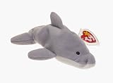 TY Beanie Baby - FLASH the Dolphin (4th Gen hang tag)