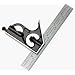 Starrett C33H-6-4R 6-Inch Combination Square with Forged and Hardened Steel Head